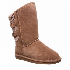 Bearpaw Boshie Wide Donna Stivali Alti Marroni | ZJI3535VW