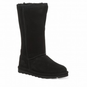 Bearpaw Elle Tall Donna Stivali Nere | HOH4678DB