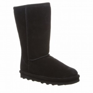 Bearpaw Elle Tall Youth Bambino Stivali Nere | RYM718OS