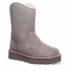 Bearpaw Glam Platform Lo Donna Stivali Grigie | VVL5012KM