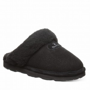 Bearpaw Loki Exotic Donna Pantofole Nere | WZX365VU