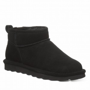 Bearpaw Shorty Wide Donna Stivali Nere | HGF1133GZ