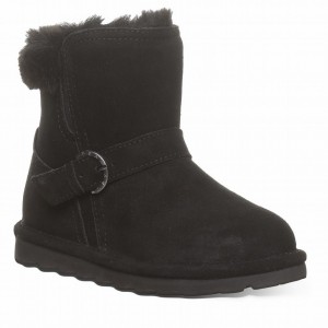 Bearpaw Tallula Youth Bambino Stivali Nere | NBO920LM