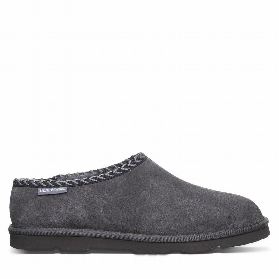 Bearpaw Beau Uomo Pantofole Gray | GBG10068GS