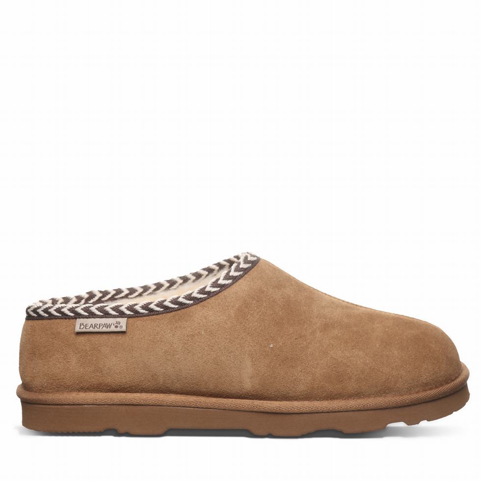 Bearpaw Beau Uomo Pantofole Marroni | UIJ9467OX