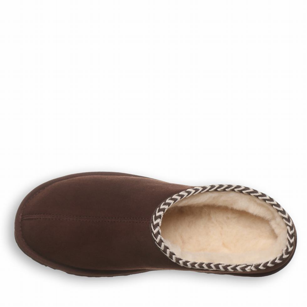 Bearpaw Beau Uomo Pantofole Marroni | WMB2880LS