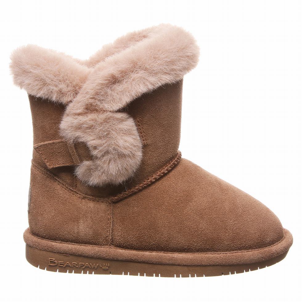 Bearpaw Betsey Youth Bambino Stivali Marroni | MXB105DR