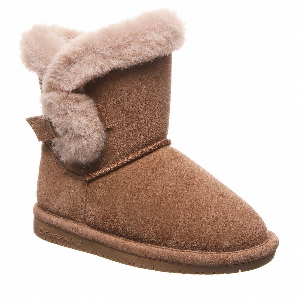 Bearpaw Betsey Youth Bambino Stivali Marroni | MXB105DR