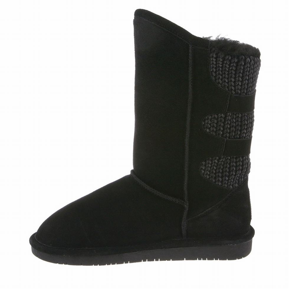 Bearpaw Boshie Donna Stivali Alti Nere | UDK4384QA