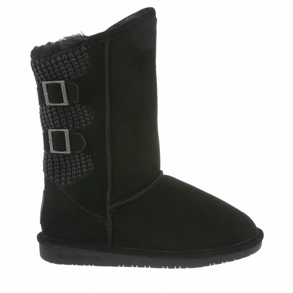 Bearpaw Boshie Donna Stivali Alti Nere | UDK4384QA