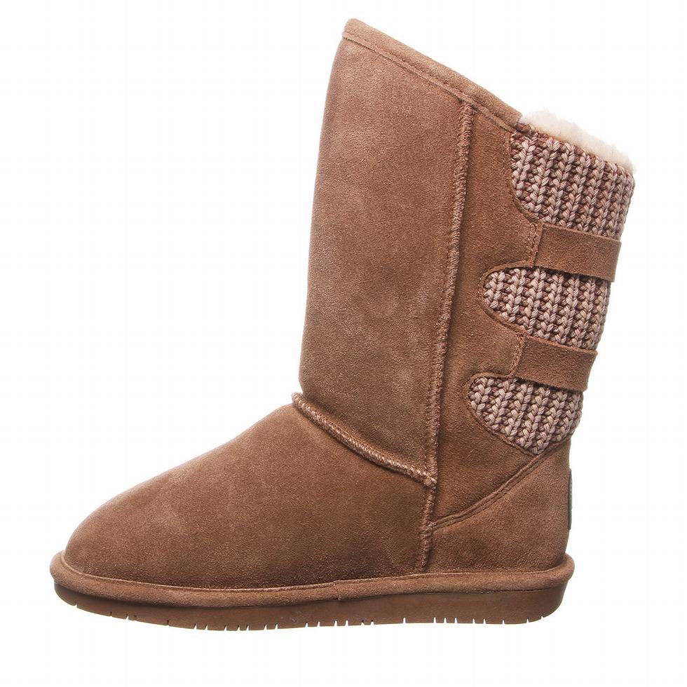 Bearpaw Boshie Wide Donna Stivali Alti Marroni | ZJI3535VW