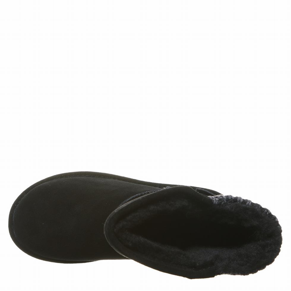 Bearpaw Boshie Wide Donna Stivali Alti Nere | YIZ9067YZ