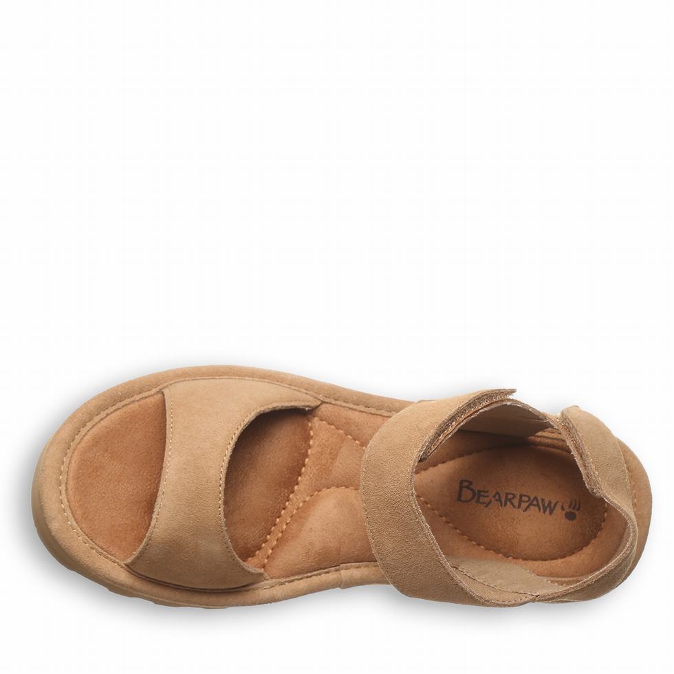 Bearpaw Crest Donna Sandali Marroni | NIC377RI