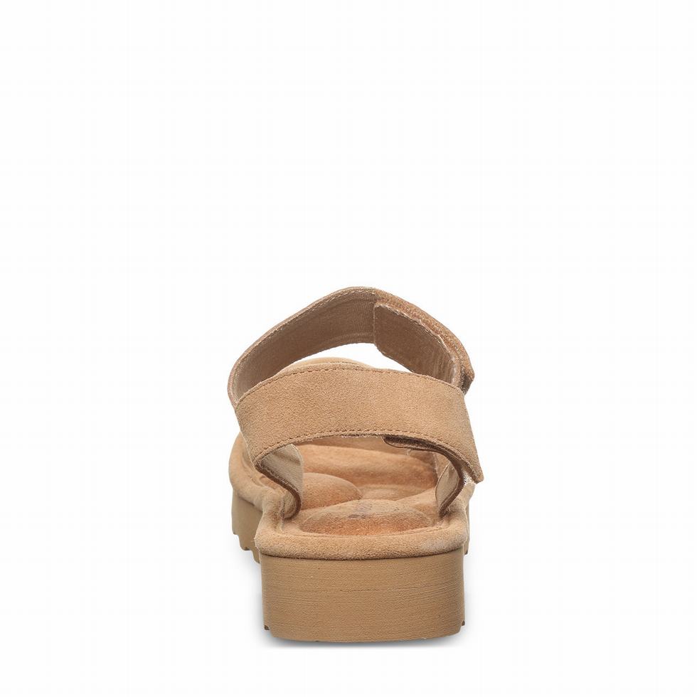 Bearpaw Crest Donna Sandali Marroni | NIC377RI