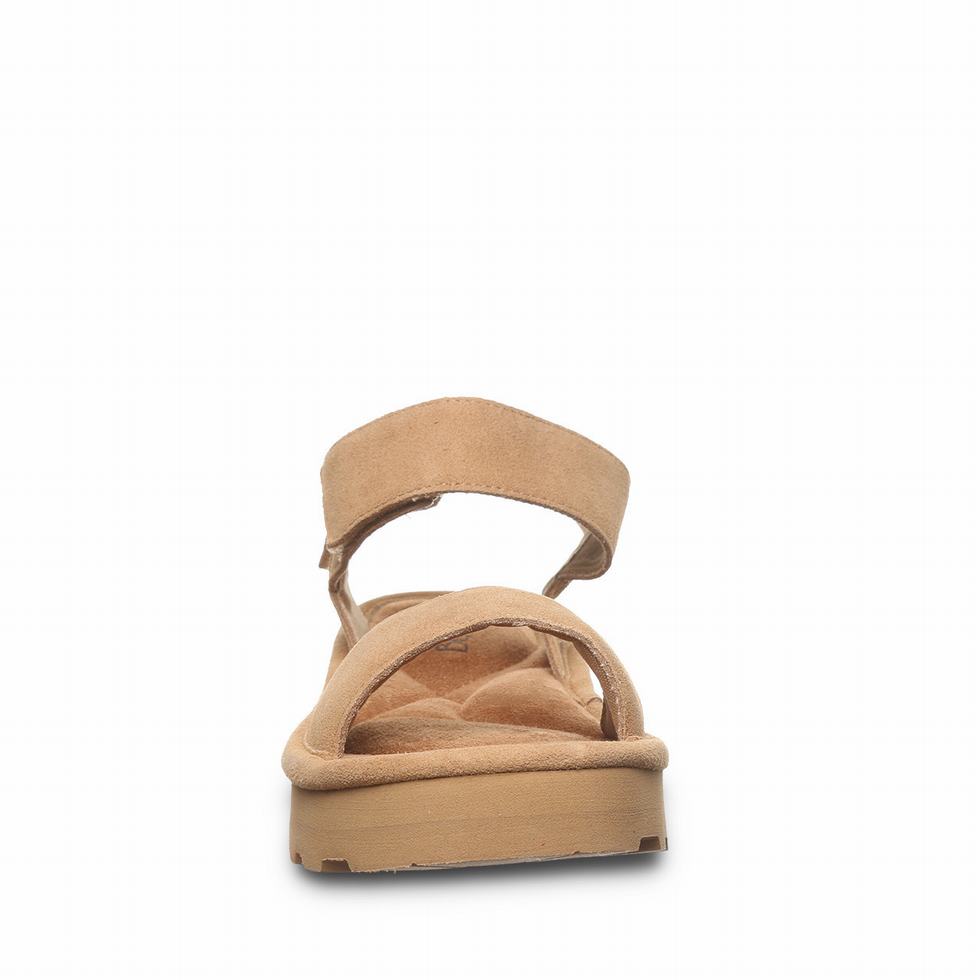 Bearpaw Crest Donna Sandali Marroni | NIC377RI