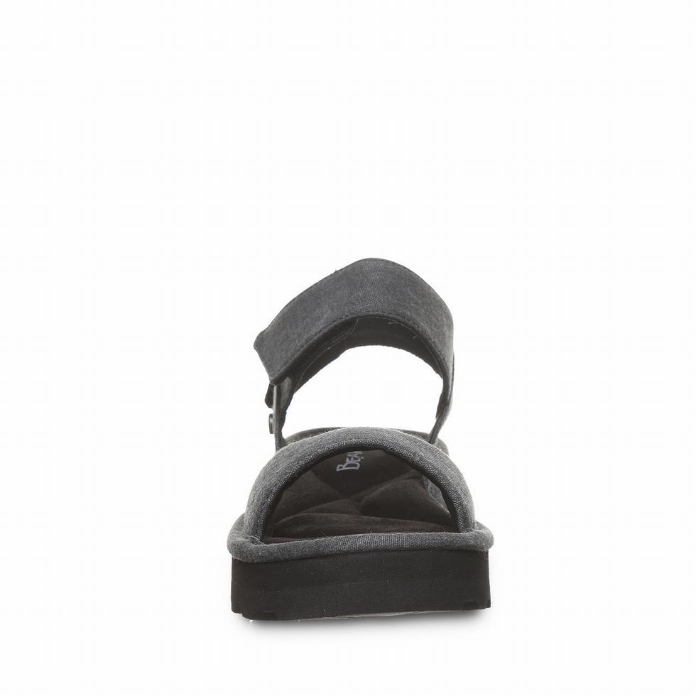 Bearpaw Crest Donna Sandali Nere | JBL7571IG