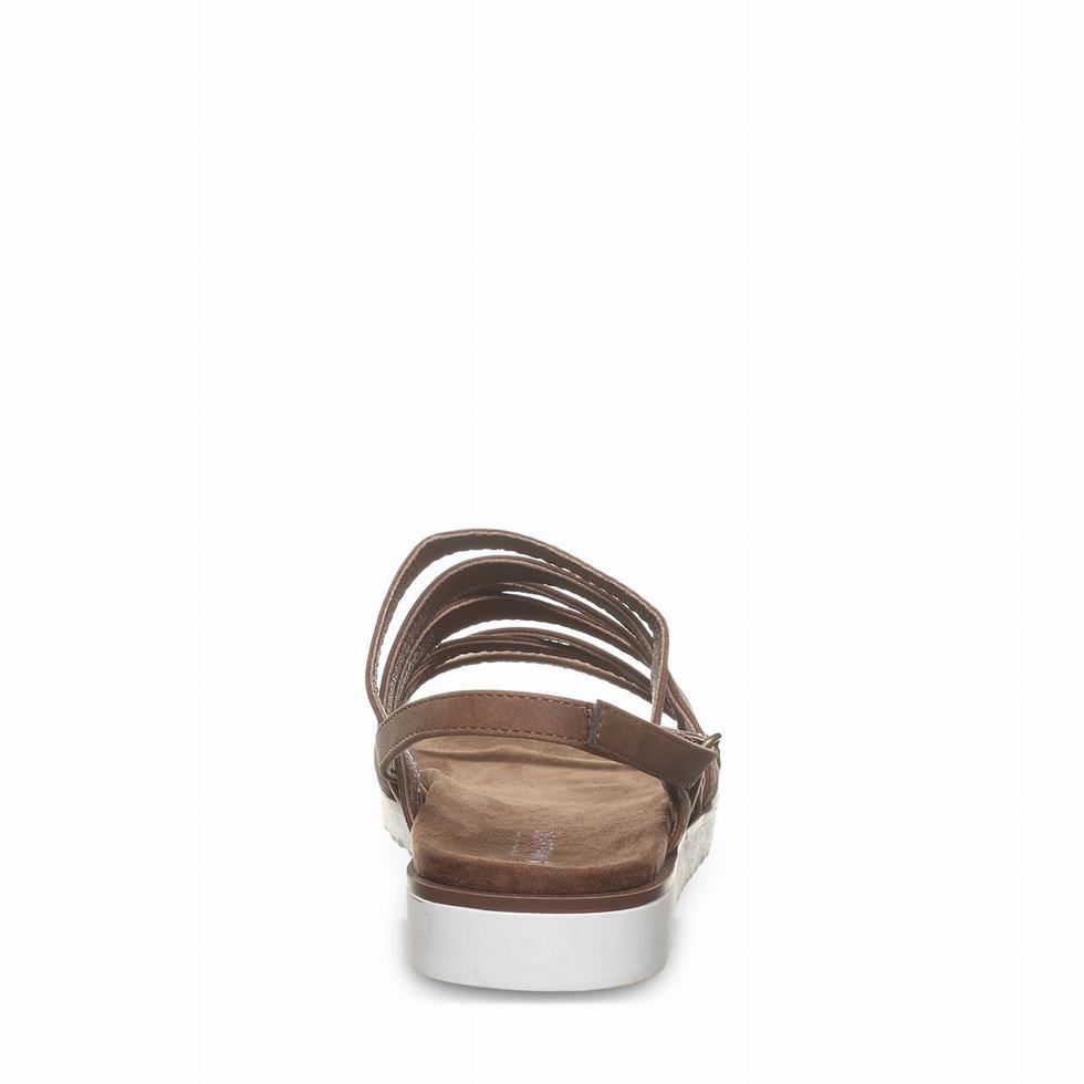 Bearpaw Crete Donna Sandali Marroni | OQJ657CX