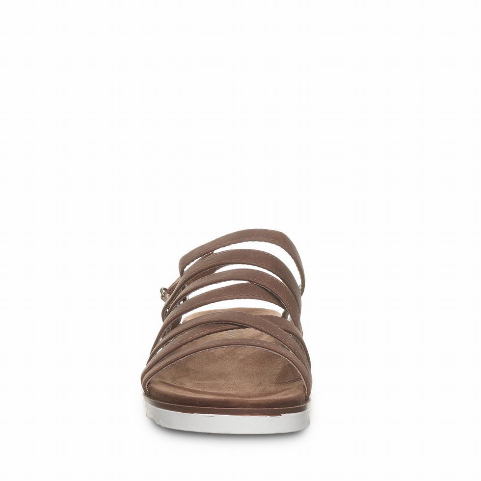 Bearpaw Crete Donna Sandali Marroni | OQJ657CX