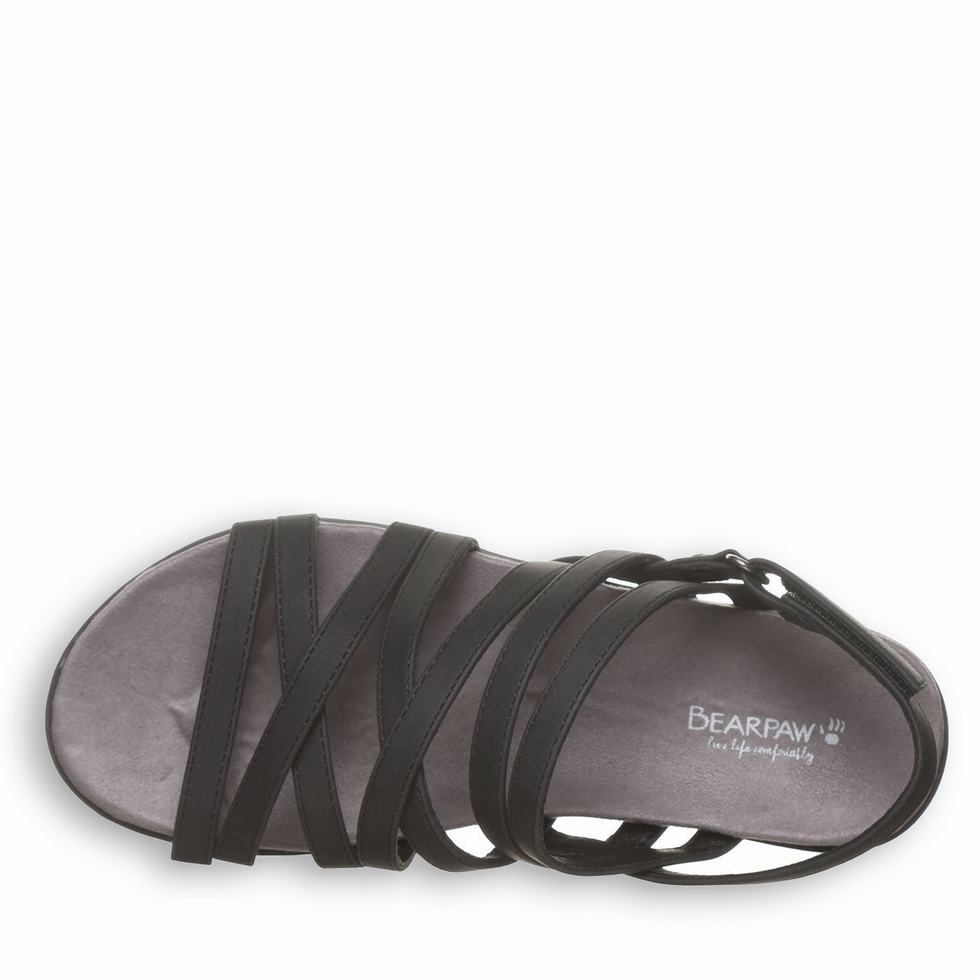 Bearpaw Crete Donna Sandali Nere | GTQ9944ZT