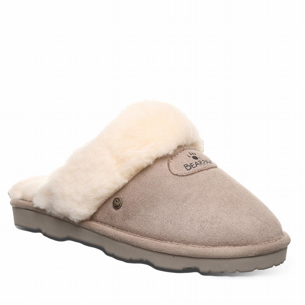 Bearpaw Effie Vegan Donna Pantofole Marroni | SUM683OX