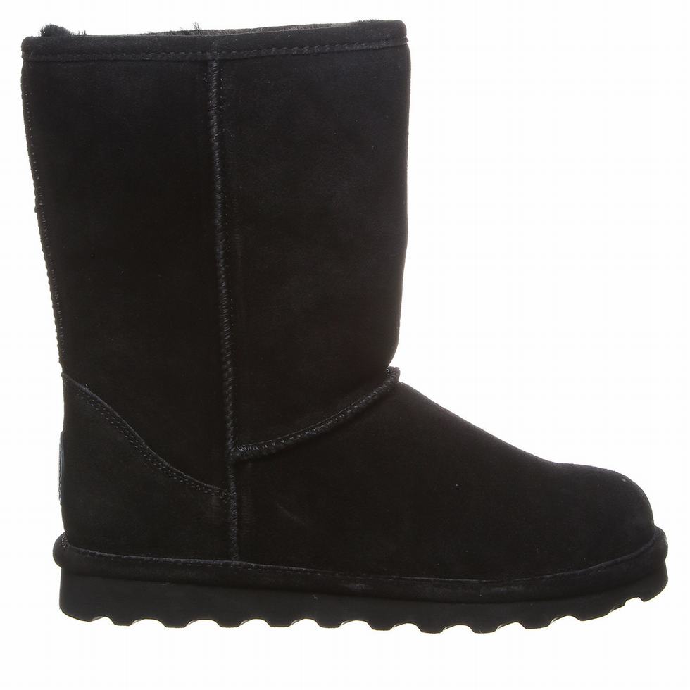 Bearpaw Elle Short Wide Donna Stivali Nere | UEW7750EF