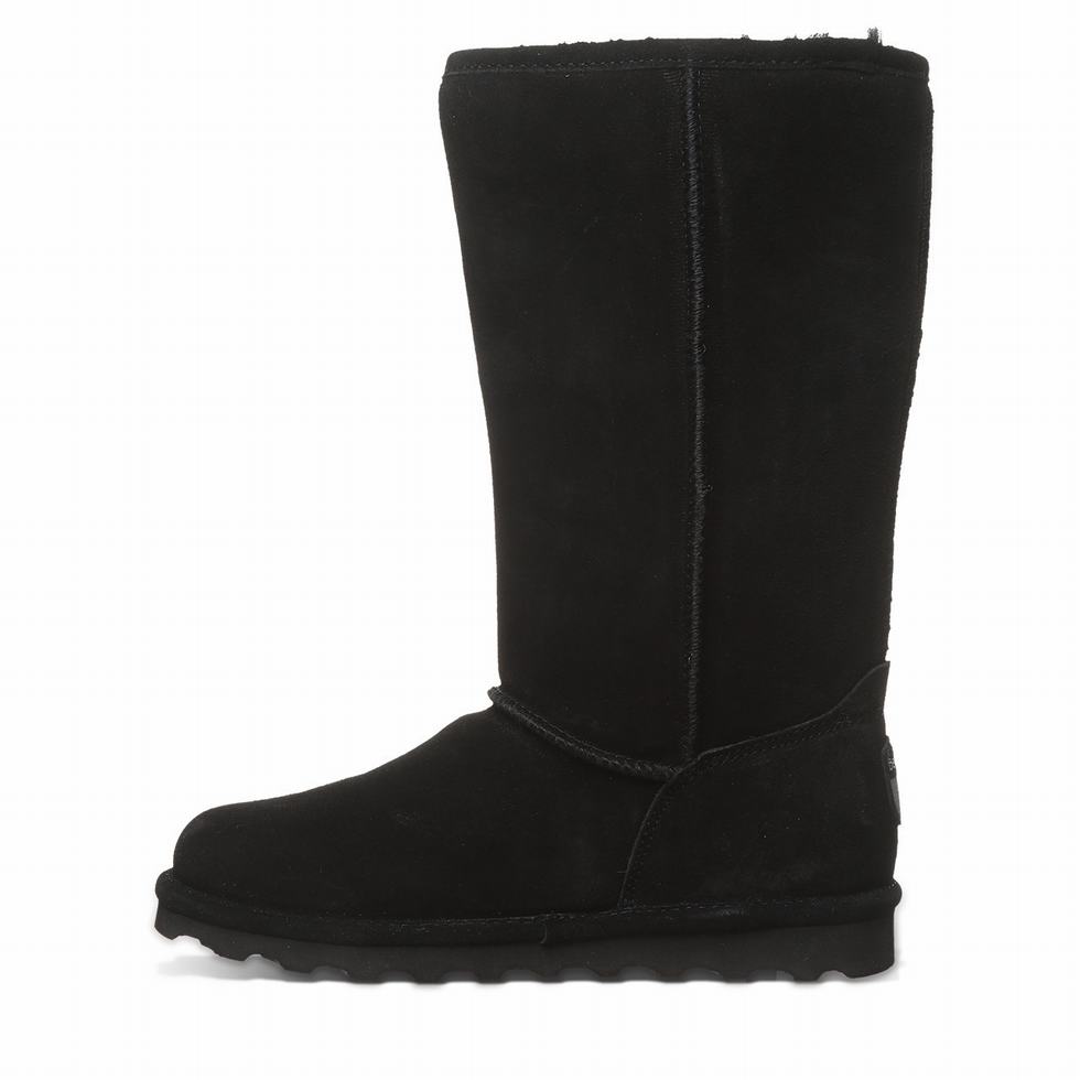 Bearpaw Elle Tall Donna Stivali Nere | HOH4678DB