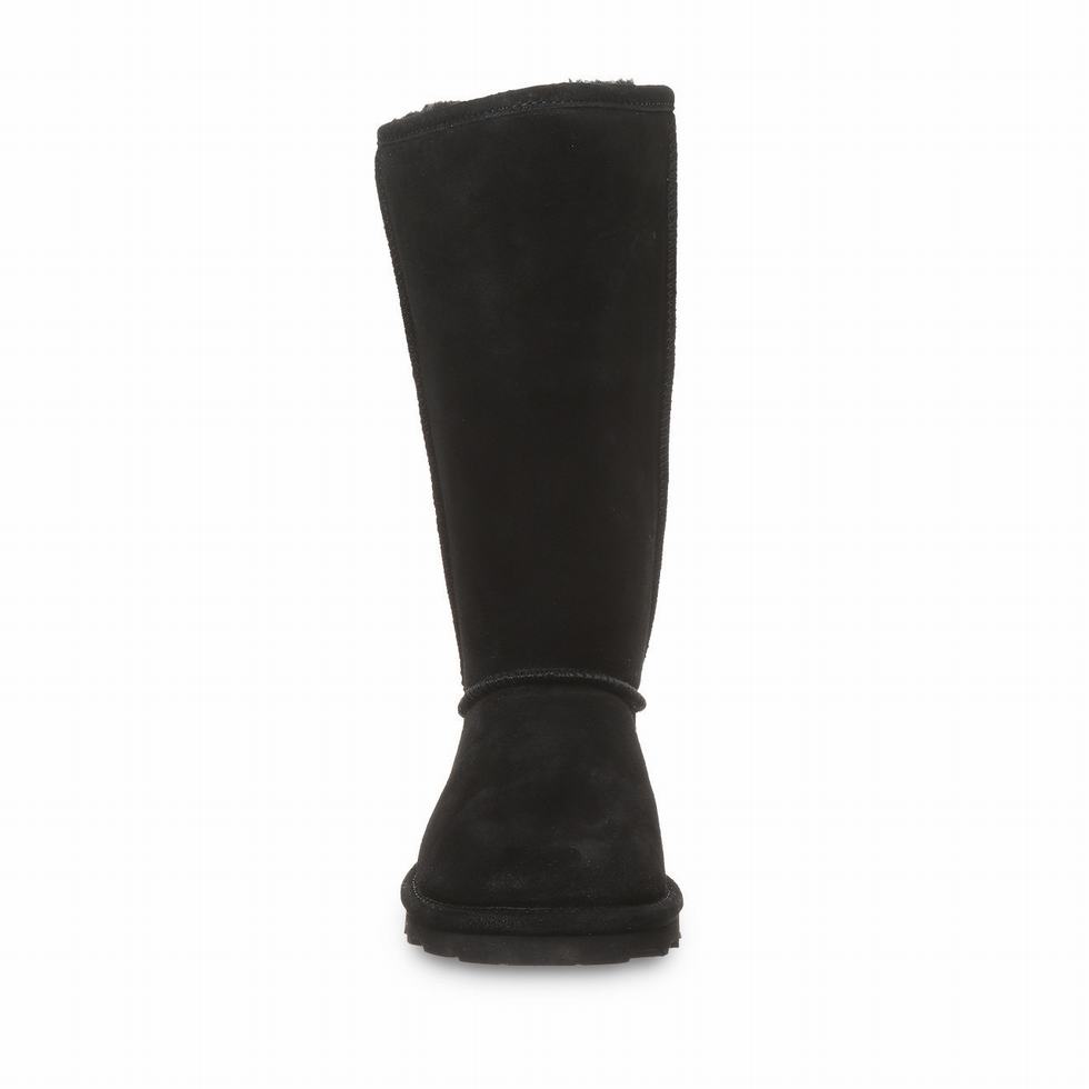 Bearpaw Elle Tall Donna Stivali Nere | HOH4678DB