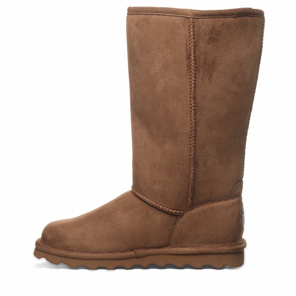 Bearpaw Elle Tall Vegan Donna Stivali Marroni | QJR5313JL