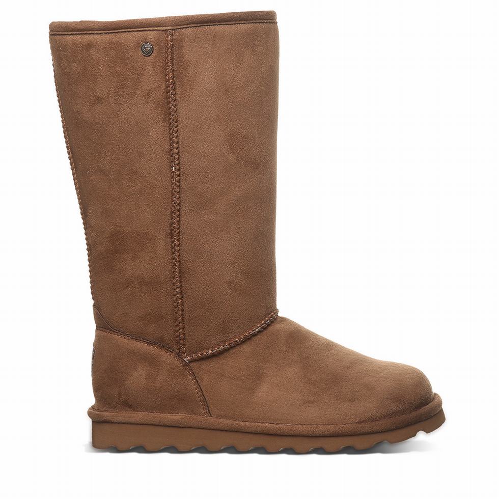 Bearpaw Elle Tall Vegan Donna Stivali Marroni | QJR5313JL