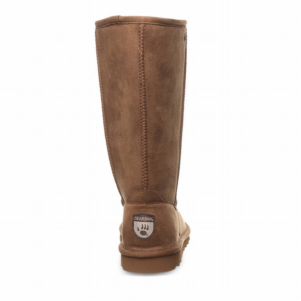 Bearpaw Elle Tall Vegan Donna Stivali Marroni | QJR5313JL