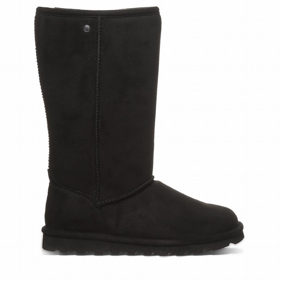 Bearpaw Elle Tall Vegan Donna Stivali Nere | TOO893CZ