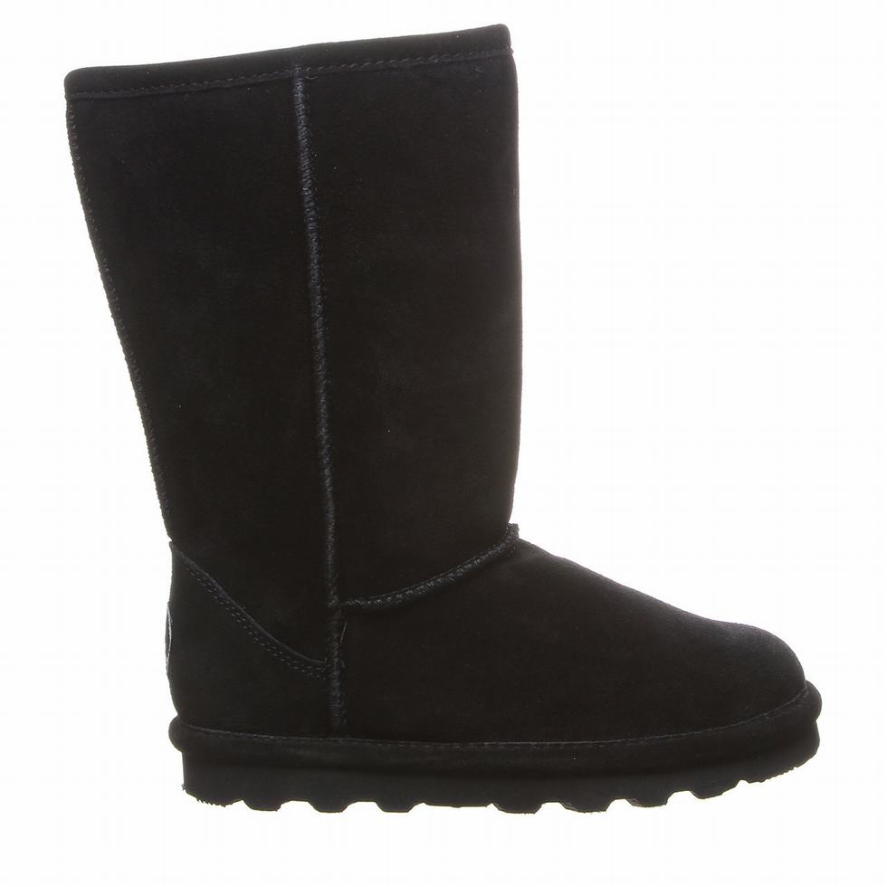 Bearpaw Elle Tall Youth Bambino Stivali Nere | RYM718OS