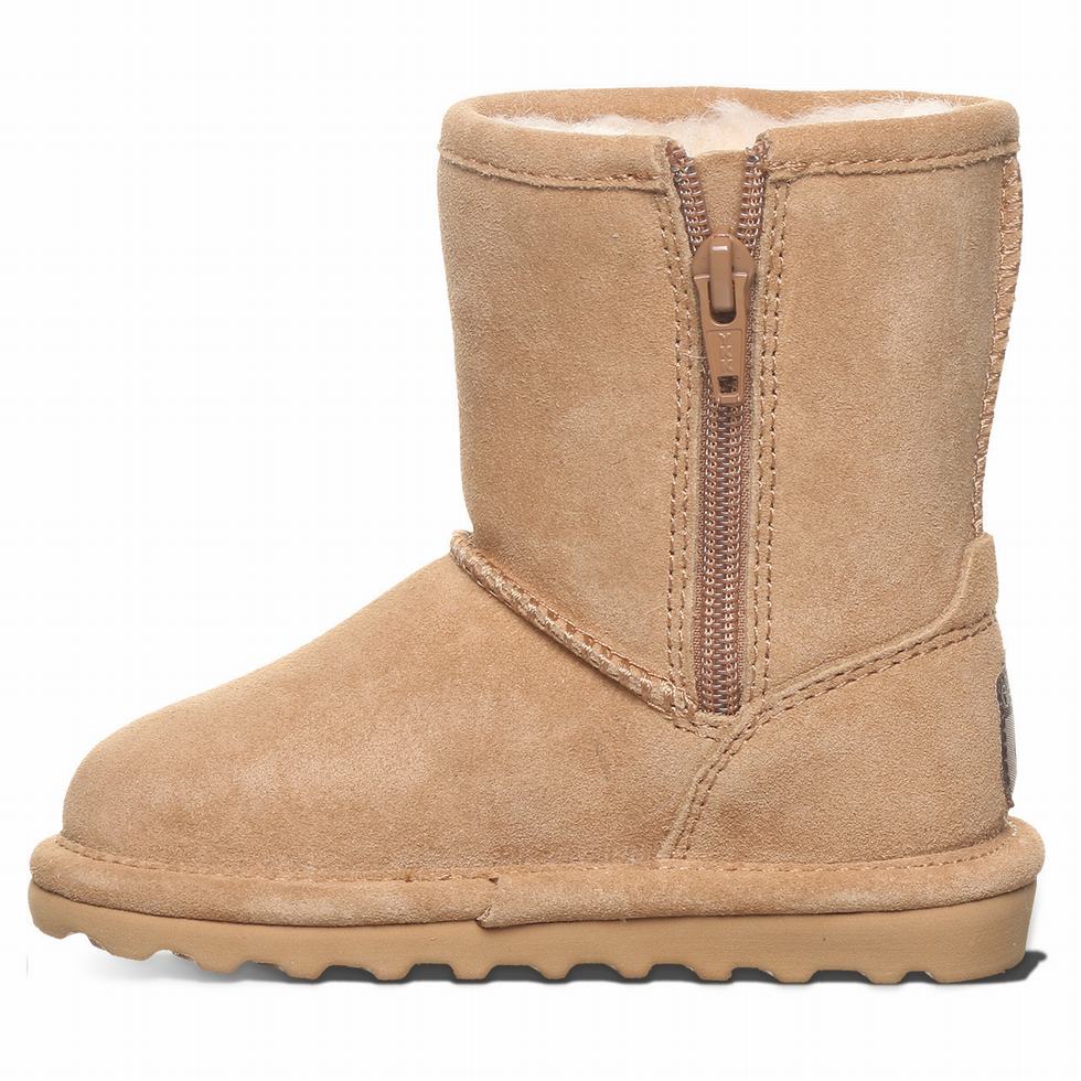 Bearpaw Elle Toddler Zipper Bambino Stivali Marroni | QPR3288FV