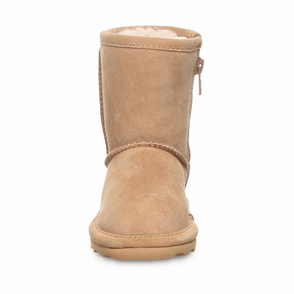 Bearpaw Elle Toddler Zipper Bambino Stivali Marroni | QPR3288FV