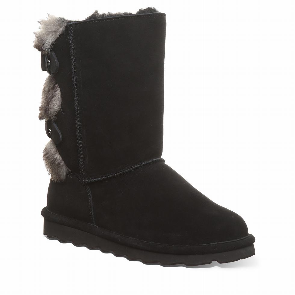 Bearpaw Eloise Wide Donna Stivali Nere | FRX7342XD