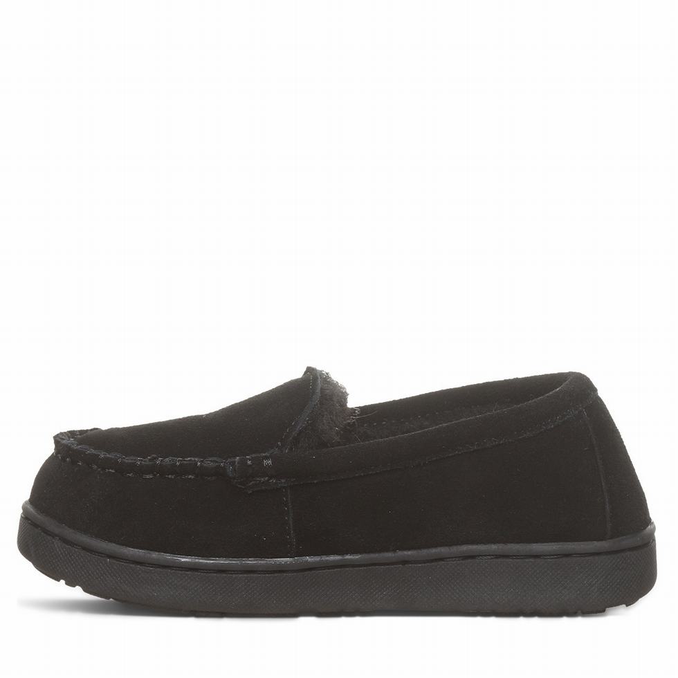 Bearpaw Jamie Youth Bambino Pantofole Nere | UME7739CF