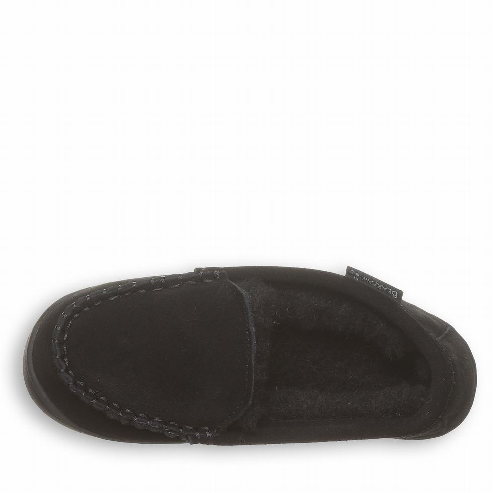 Bearpaw Jamie Youth Bambino Pantofole Nere | UME7739CF