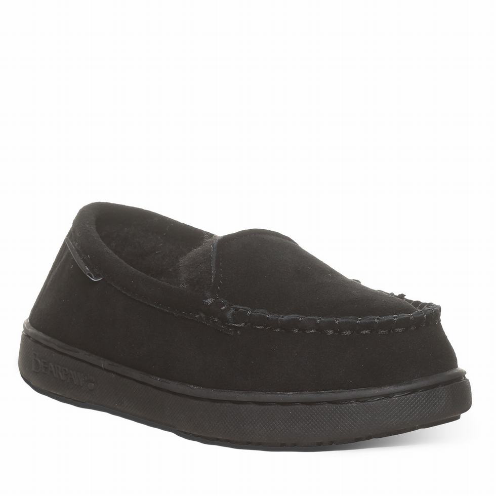 Bearpaw Jamie Youth Bambino Pantofole Nere | UME7739CF