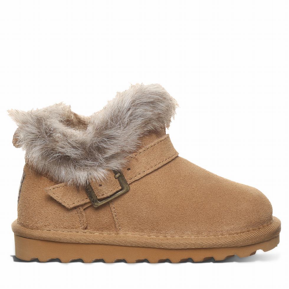 Bearpaw Jasmine Toddler Bambino Stivali Marroni | YDA8596TM