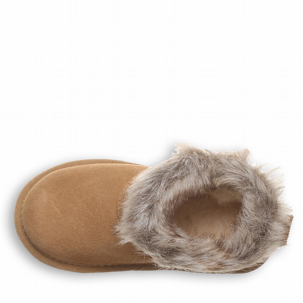 Bearpaw Jasmine Toddler Bambino Stivali Marroni | YDA8596TM