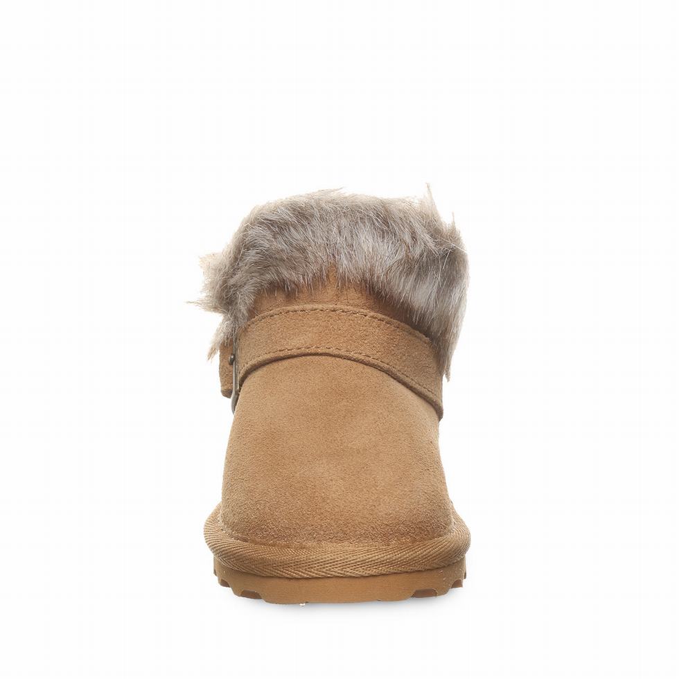 Bearpaw Jasmine Toddler Bambino Stivali Marroni | YDA8596TM