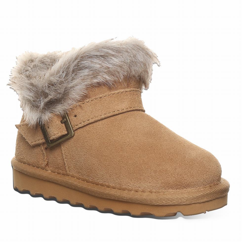 Bearpaw Jasmine Toddler Bambino Stivali Marroni | YDA8596TM