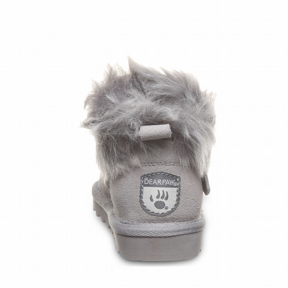 Bearpaw Jasmine Toddler Bambino Stivali Grigie | GWS2126BW