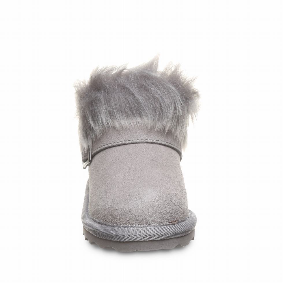 Bearpaw Jasmine Toddler Bambino Stivali Grigie | GWS2126BW