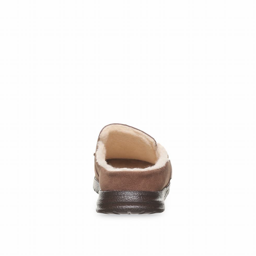 Bearpaw Joel Uomo Pantofole Marroni | SVB5985GO