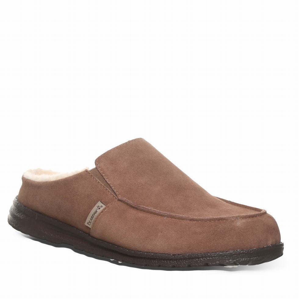 Bearpaw Joel Uomo Pantofole Marroni | SVB5985GO