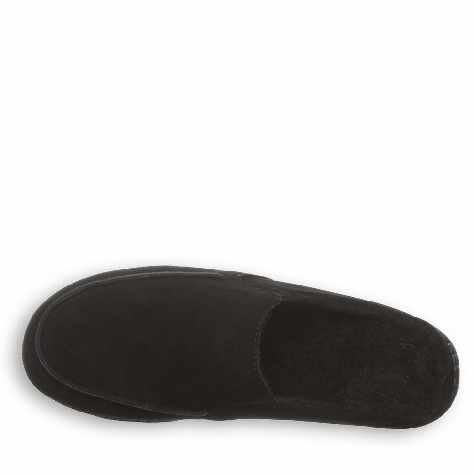 Bearpaw Joel Uomo Pantofole Nere | JXC9720ZO