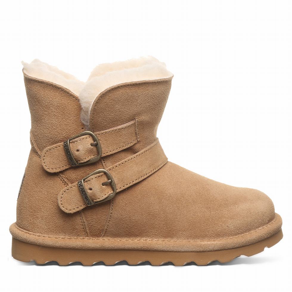 Bearpaw Katya Youth Bambino Stivali Marroni | OUZ6329OU