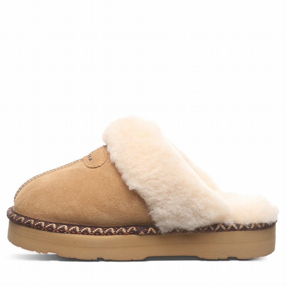 Bearpaw Loki Platform Lo Deco Donna Pantofole Marroni | ICU4898EA