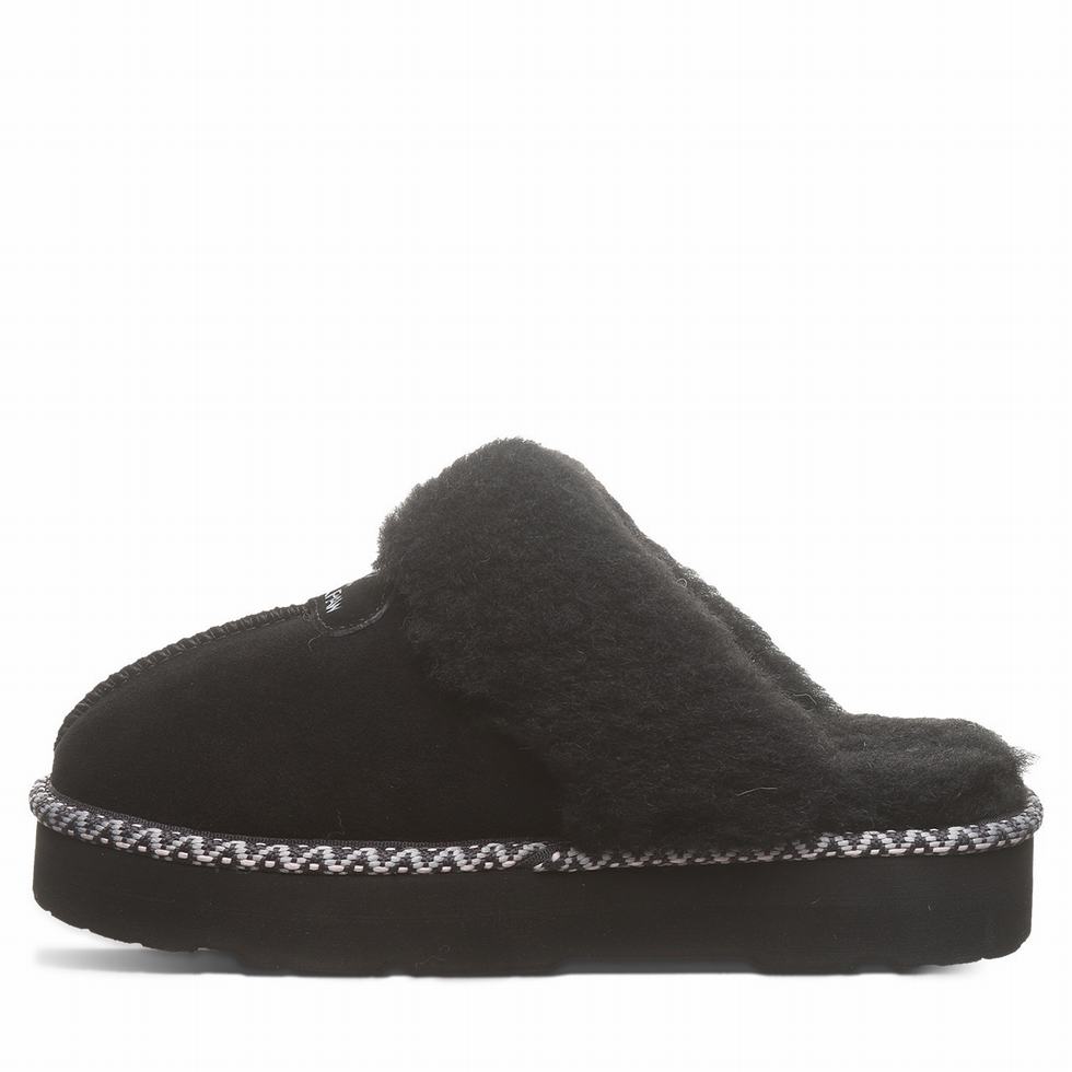 Bearpaw Loki Platform Lo Deco Donna Pantofole Nere | AOK791GS